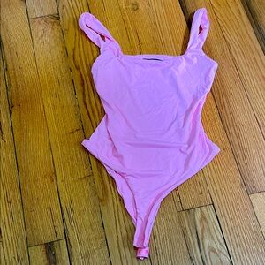 SHEIN Light Pink Woman’s Bodysuit